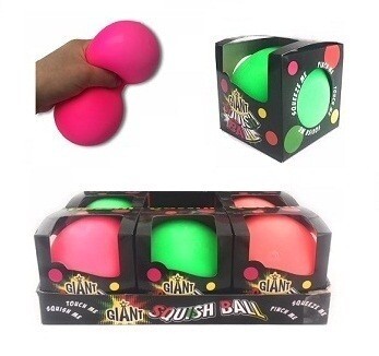 Squishy Neon Dough Balls 3.5 Inch