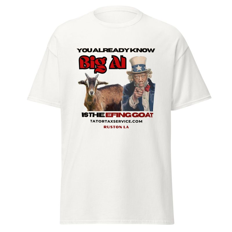 BIG AL - THE GOAT TEE COLLECTION (Style F)
