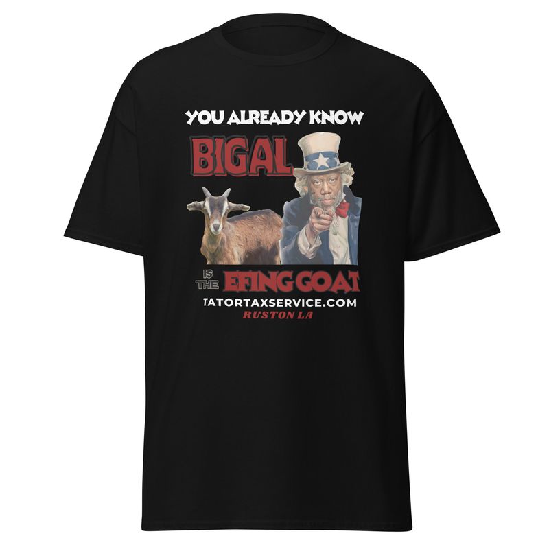  BIG AL - THE GOAT TEE COLLECTION (Style D.2)