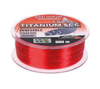 Monofilamento Asari Titanium SCC Rojo