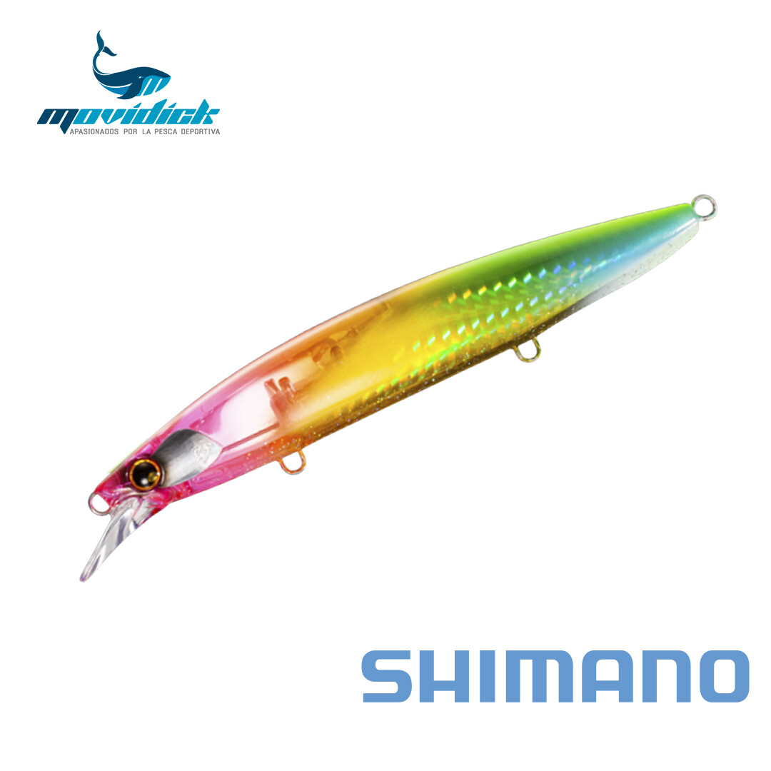 SEÑUELO SHIMANO NESSA HIRAME MINNOW FLASHBOOT 135F APPLEBAIT 009