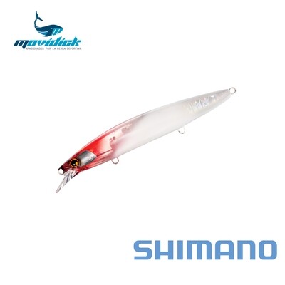 SEÑUELO SHIMANO HIRAME MINNOW FLASHBOOT 135F RED HEAD 005