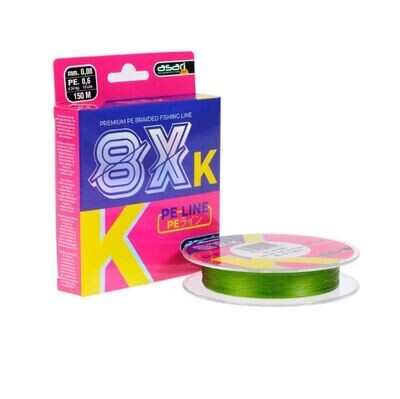 MULTIFILAMENTO ASARI K-8 PE 8X 0,30mm - 1000 mtr.