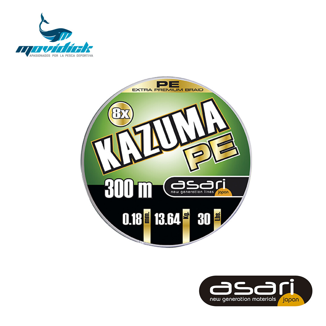Multifilamento Asari Kazuma PE 8x 0.30MM