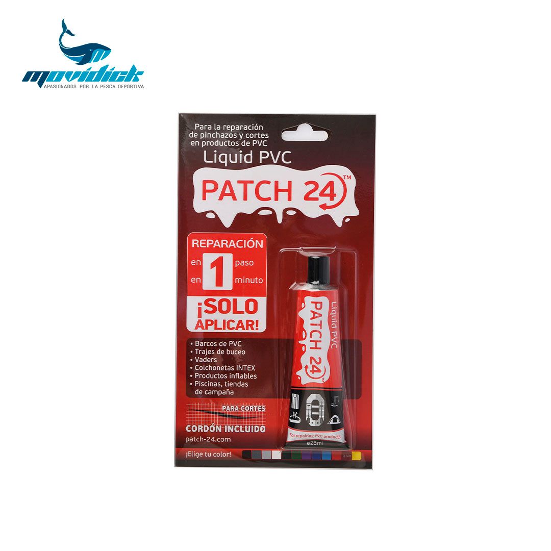 PEGAMENTO PATCH 24 PVC NEGRO 25ML