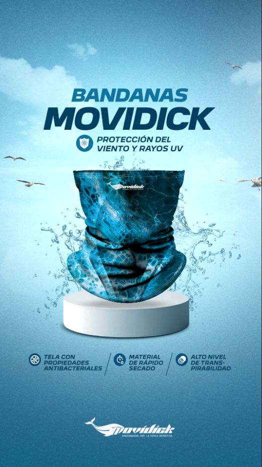 Bandana de pesca color 002