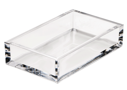 Acrylic Guest Towel Caddy