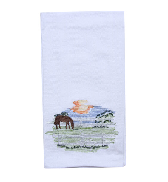 Horse Farm Tea Towel