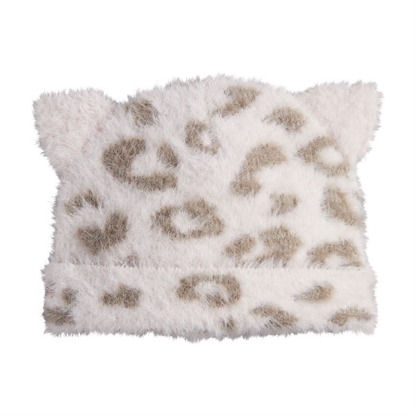 Kids Leopard Hat- Blush