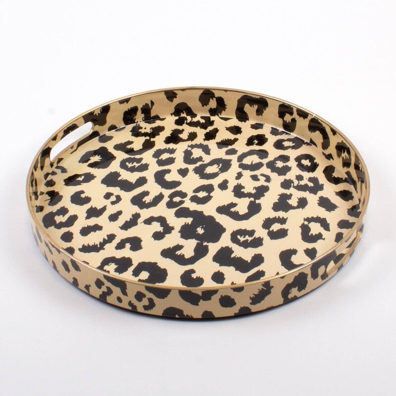 Leopard Tray- Rd