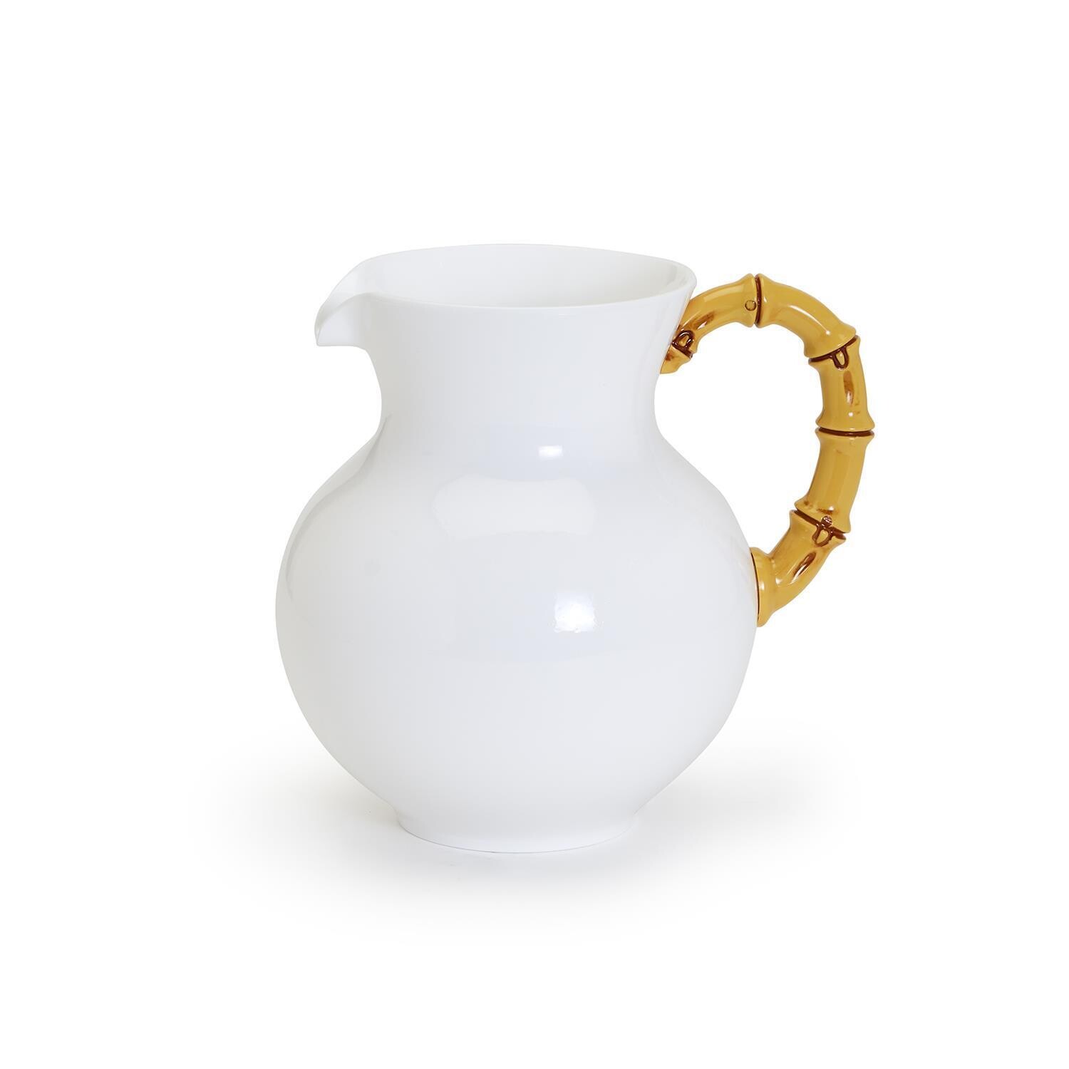 Pitcher w/ Bamboo Handle