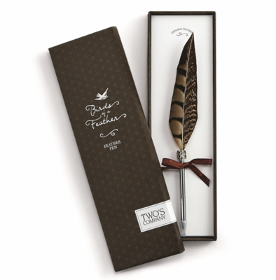 Feather Pen- Brown