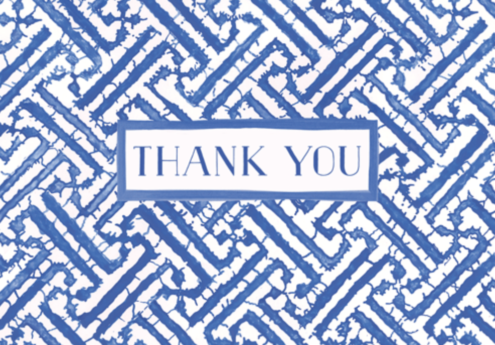 Thank You Notecards S/8