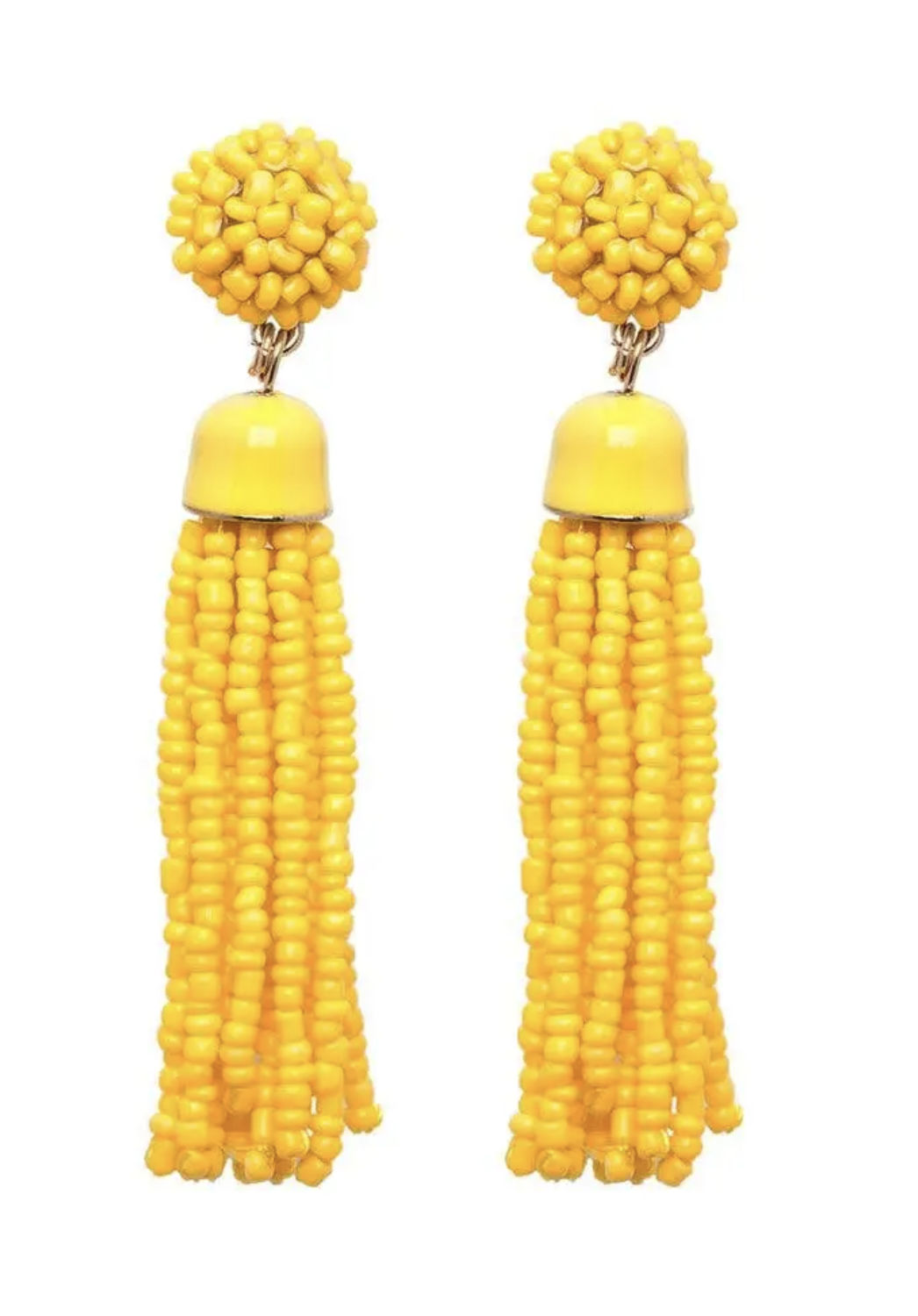 Gatsby Earrings- Yellow