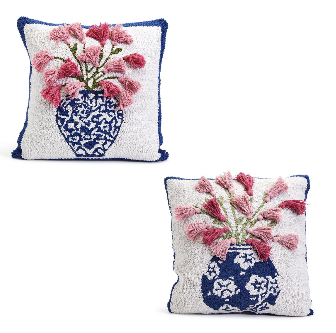 Chinoiserie Hooked Pillow