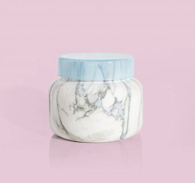 Blue Jean Lg Candle- Marble