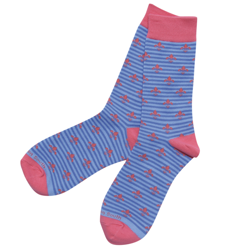Fleur De Lis Socks