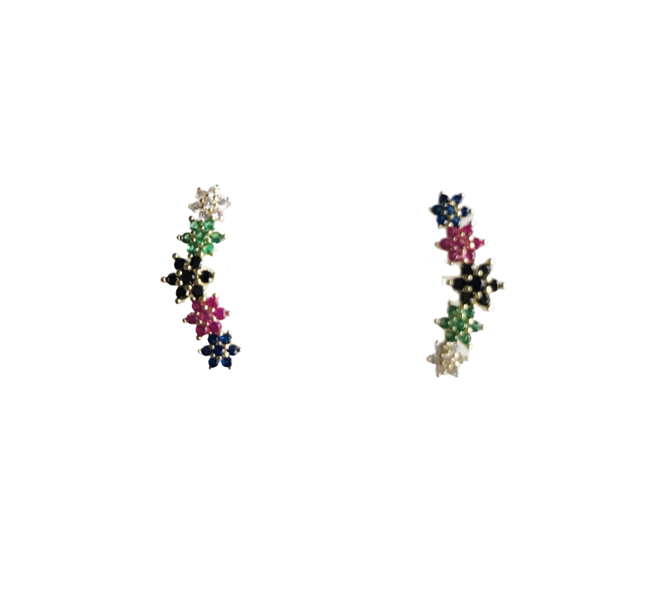 Star Cluster Earrings- Rainbow