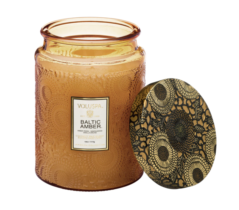 Baltic Amber Candle- Lg