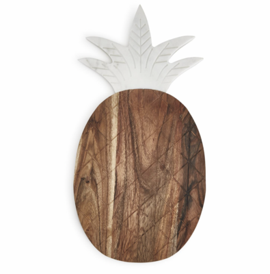Pineapple Board- Marble/Wood