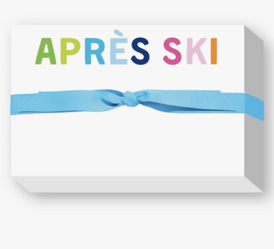 Designer Notepad- Apres Ski