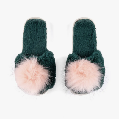 Amore Slippers- Green