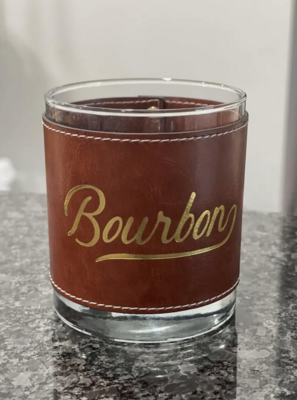 Bourbon Wrapped Rocks Glass