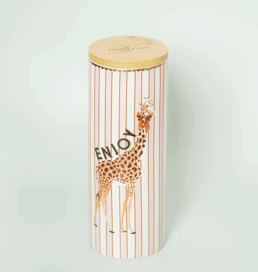 Giraffe Storage Jar- Lg