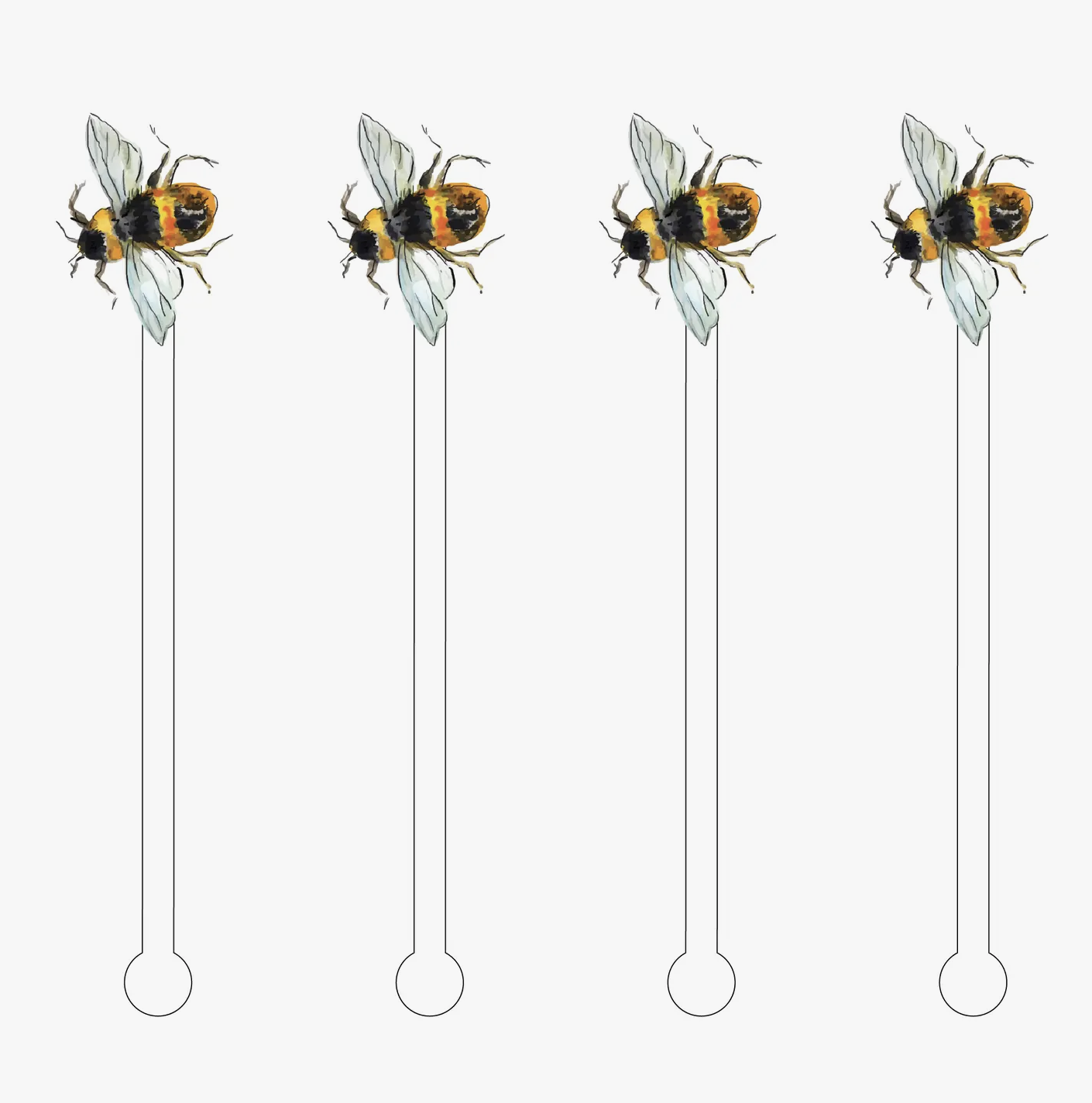 Bumble Bee Stir Sticks