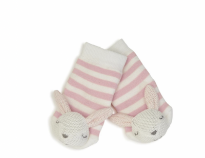 Knit Animal Socks- Bunny