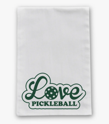 Love Pickleball Tea Towel