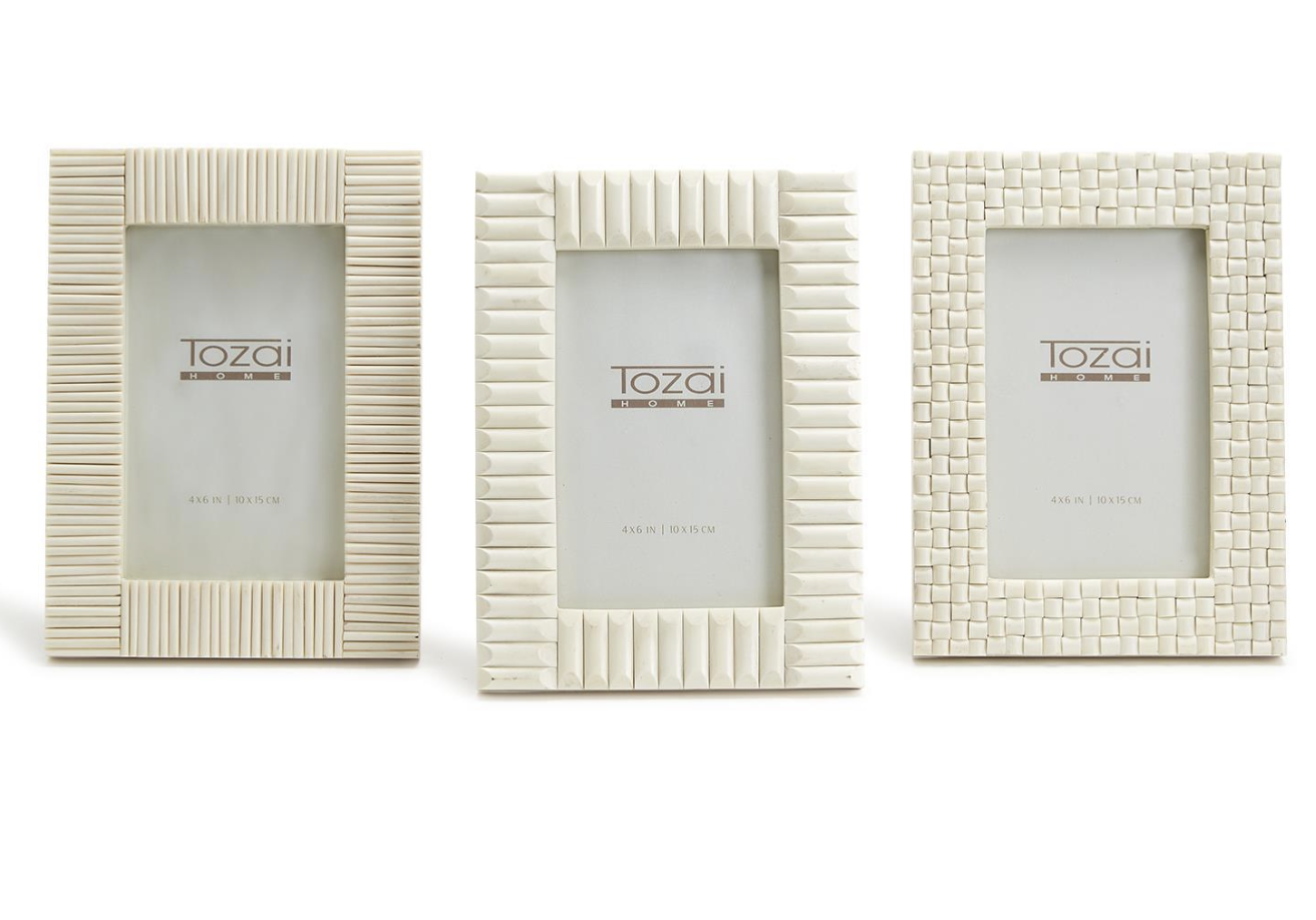Textured Frame 4x6- Wh