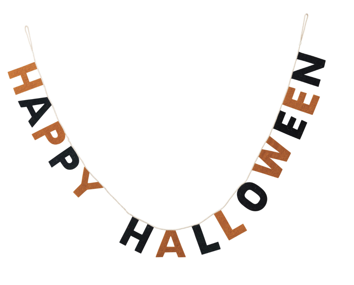 Felt Halloween Banner