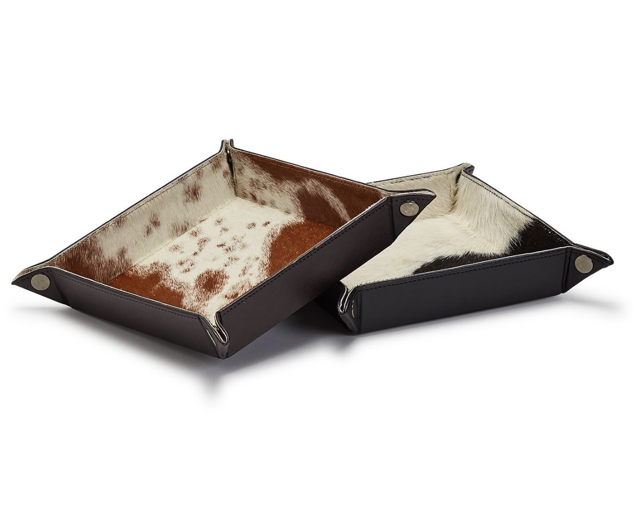 Cowhide Valet Tray