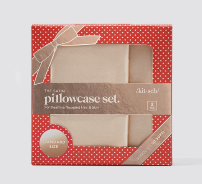 Holiday Satin Pillowcase Set