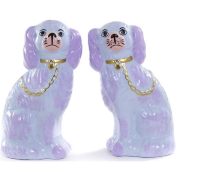 Staffy Pair- Lilac