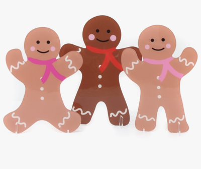Gingerbread Men S/3