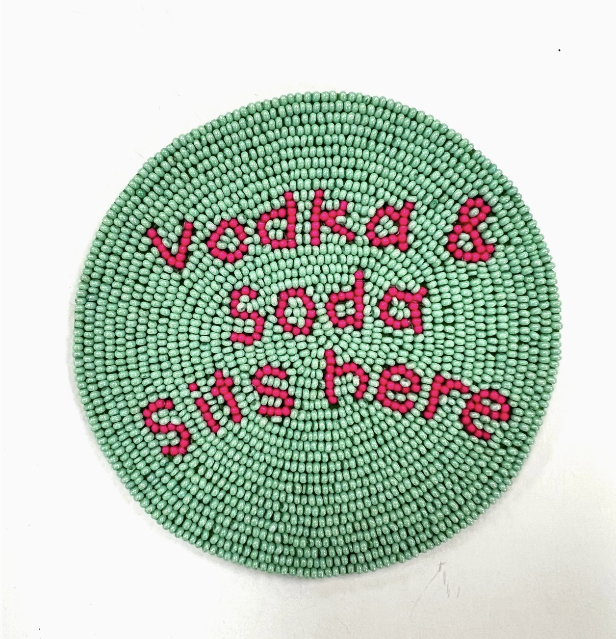 Beaded Coaster S/2