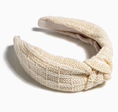 Woven Knotted Straw Headband