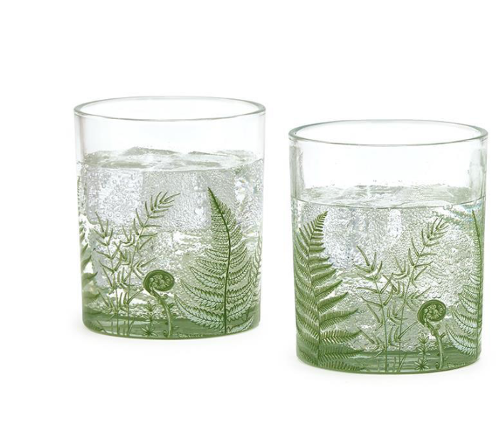 Fern Glasses S/2