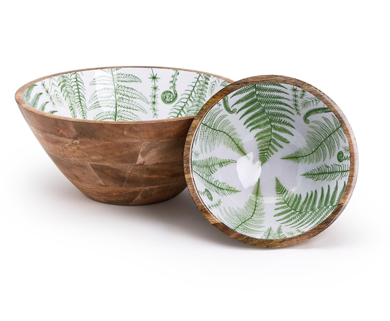Fern Wood Bowl- Sm
