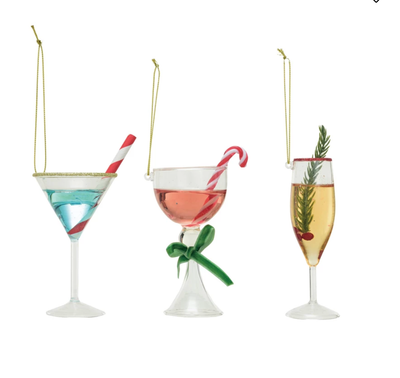 Holiday Cocktail Orn