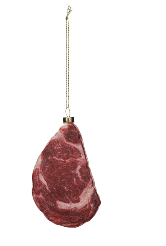Steak Orn- Glass