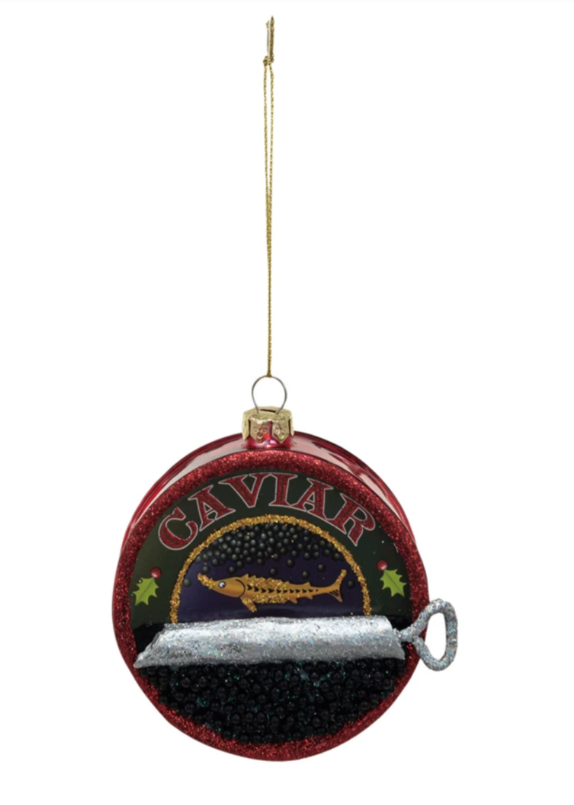 Caviar Glass Orn
