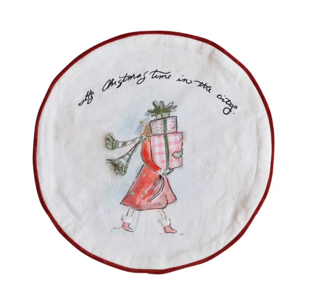 Xmas Time Pillow- Rd