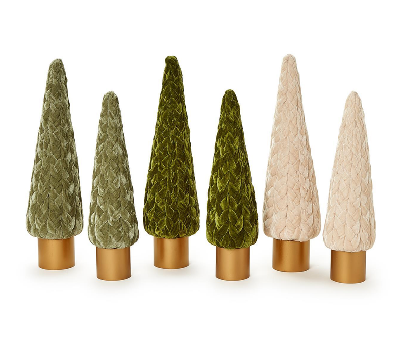 Braided Velvet Tree- Lg