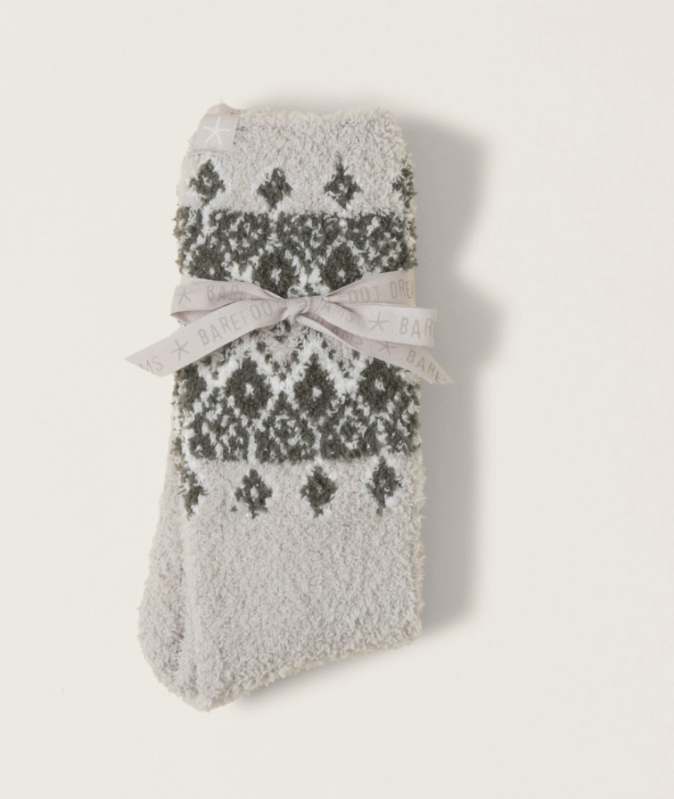 Barefoot Dreams Fair Isle Socks
