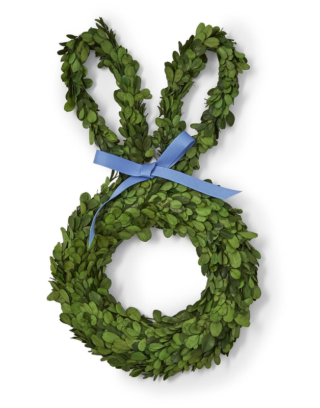 Boxwood Bunny Wreath
