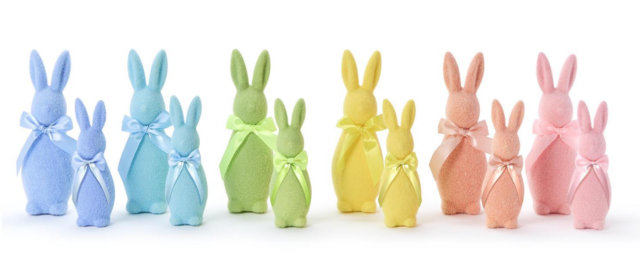 Flocked Bunny- Sm