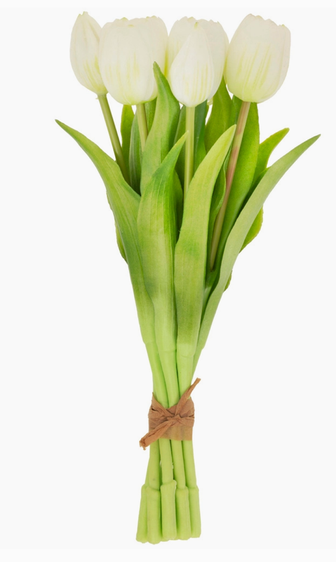 Tulip Bunch- White